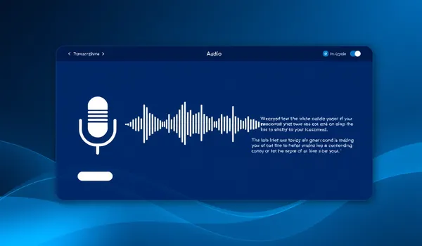 WhisperWeb UI demo showcasing the audio recording and transcription interface